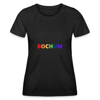 Bochum Ruhrgebiet Fussball Tradition - Frauen Funktions-T-Shirt - Schwarz - Vorne - AI Model Female 172 light (172cm)