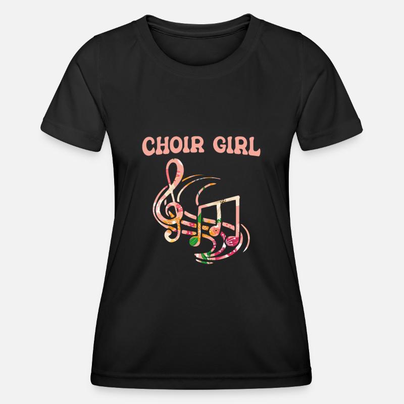 Choir Choir Singers - Women's Functional T-Shirt - black