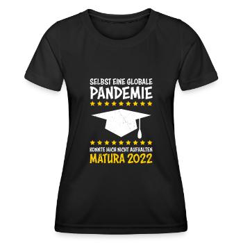 Matura 2022 Pandemie Maturant Matura - Frauen Funktions-T-Shirt - Schwarz - Vorne - AI Model Female 172 light (172cm)