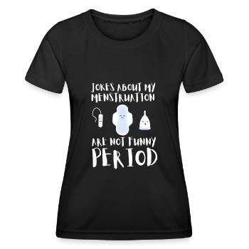 PMDD Awareness Premenstrual Syndrome Menstrual - Frauen Funktions-T-Shirt - Schwarz - Vorne - AI Model Female 172 light (172cm)