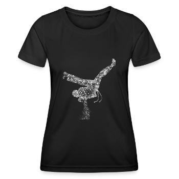 Capoeira Breakdance Breakdancer - Women's Functional T-Shirt - black - Front - AI Model Female 172 light (172cm)