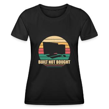 Construisez votre propre PC - T-shirt sport Femme - noir - Devant - AI Model Female 172 light (172cm)