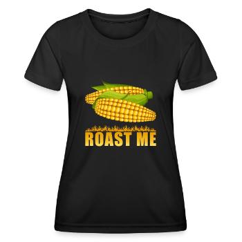 Mais - Frauen Funktions-T-Shirt - Schwarz - Vorne - AI Model Female 172 light (172cm)