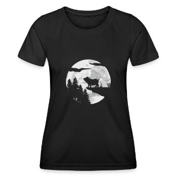 Éleveur de porcs Éleveur de porcs Éleveur de porcs - T-shirt sport Femme - noir - Devant - AI Model Female 172 light (172cm)