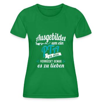 PTA Pharmazie Auszubildender Azubi Apotheke - Frauen Funktions-T-Shirt - Kelly Green - Vorne - AI Model Female 172 dark (172cm)
