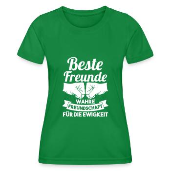 Bester Freund - Frauen Funktions-T-Shirt - Kelly Green - Vorne - AI Model Female 172 dark (172cm)