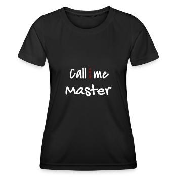 Master 2022 Graduation Graduation Graduation Graduation Université - T-shirt sport Femme - noir - Devant - AI Model Female 172 light (172cm)
