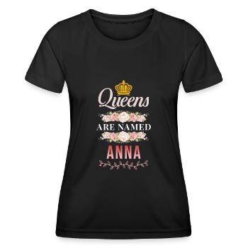 Anna Spruch Gift - Women's Functional T-Shirt - black - Front - AI Model Female 172 light (172cm)