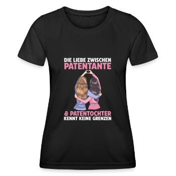 Patentochter Taufe Patenonkel Pate - Frauen Funktions-T-Shirt - Schwarz - Vorne - AI Model Female 172 light (172cm)