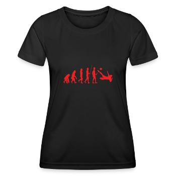 Football Evolution - Women's Functional T-Shirt - black - Front - AI Model Female 172 light (172cm)