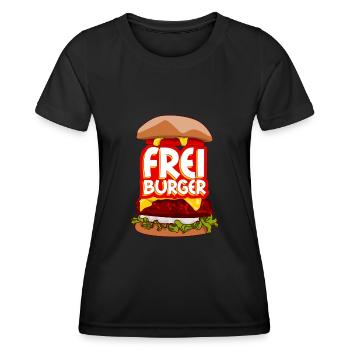Freiburg Burger Freiburger - Frauen Funktions-T-Shirt - Schwarz - Vorne - AI Model Female 172 light (172cm)