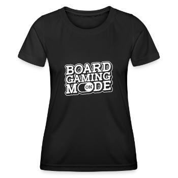 Brettspiel - Frauen Funktions-T-Shirt - Schwarz - Vorne - AI Model Female 172 light (172cm)