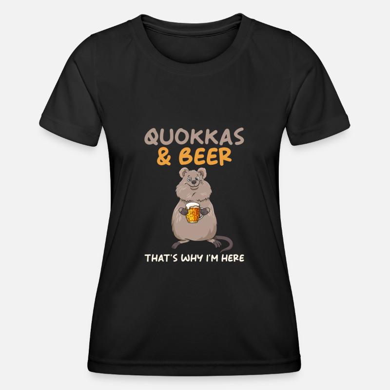 Quokka - Women's Functional T-Shirt - black