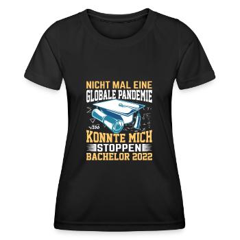 Bachelor 2022 Geschenk nichts konnte mich aufhalte - Frauen Funktions-T-Shirt - Schwarz - Vorne - AI Model Female 172 light (172cm)