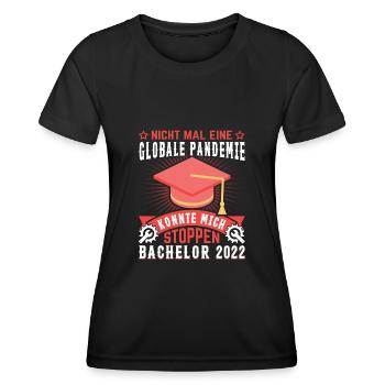 Bachelor 2022 Geschenk nichts konnte mich stoppen - Frauen Funktions-T-Shirt - Schwarz - Vorne - AI Model Female 172 light (172cm)