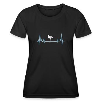 Cadeau Piloxing pour votre tout-petit - T-shirt sport Femme - noir - Devant - AI Model Female 172 light (172cm)