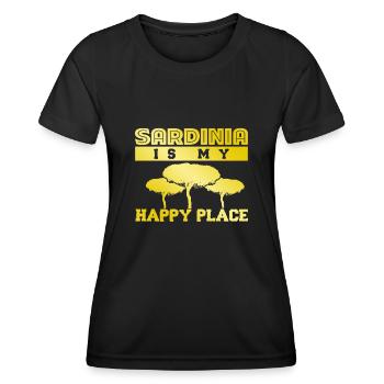 Sardegna Sardinia Trees Sardinia - Women's Functional T-Shirt - black - Front - AI Model Female 172 light (172cm)