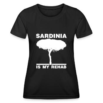 Sardegna Sardinia Island Tree Sardinia - Women's Functional T-Shirt - black - Front - AI Model Female 172 light (172cm)