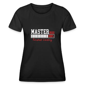 Master finished loading Master 2022 - Frauen Funktions-T-Shirt - Schwarz - Vorne - AI Model Female 172 light (172cm)