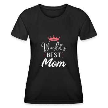 Weltbeste Mama - Frauen Funktions-T-Shirt - Schwarz - Vorne - AI Model Female 172 light (172cm)