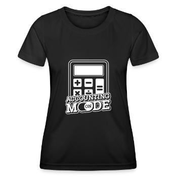 Buchhaltung Buchhalter Steuern - Frauen Funktions-T-Shirt - Schwarz - Vorne - AI Model Female 172 light (172cm)