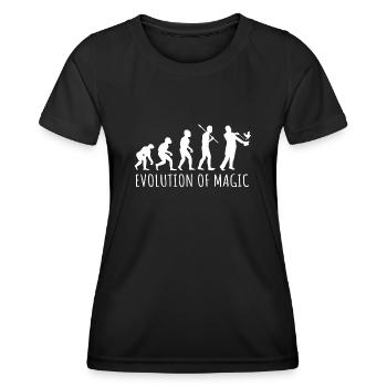 Evolution Of Magician, Magician - Women's Functional T-Shirt - black - Front - AI Model Female 172 light (172cm)