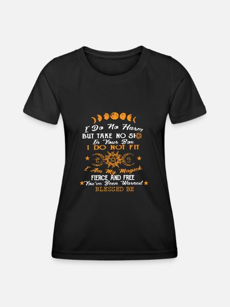 Magick Woman Quote, Magic, Magic, Wiccan - Women's Functional T-Shirt - black