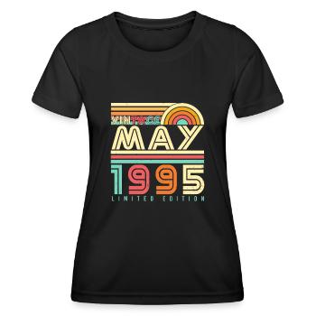 May 1995 Legendary - Women's Functional T-Shirt - black - Front - AI Model Female 172 light (172cm)