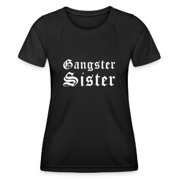 Gangster Sister - T-shirt sport Femme - noir - Devant - AI Model Female 172 light (172cm)