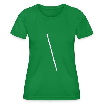 White Simple Design - Women's Functional T-Shirt - kelly green - Front - AI Model Female 172 dark (172cm)