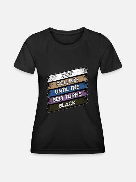 BJJ Black Belt - Women's Functional T-Shirt - black