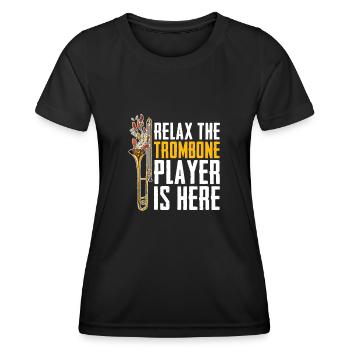 Jazz - Frauen Funktions-T-Shirt - Schwarz - Vorne - AI Model Female 172 light (172cm)