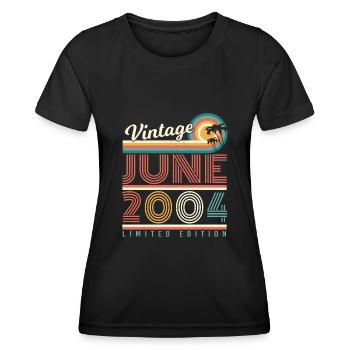 Enfin 18 juin 2004 - T-shirt sport Femme - noir - Devant - AI Model Female 172 light (172cm)