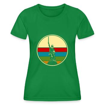 Hermann Monument Retro Lippe Detmold - T-shirt sport Femme - vert - Devant - AI Model Female 172 dark (172cm)
