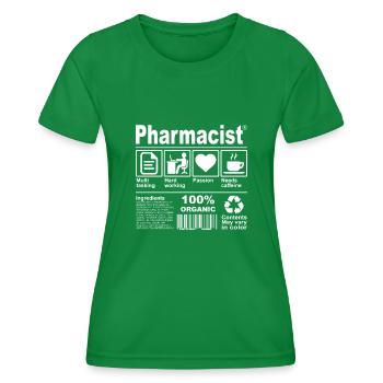 Pharmacist - Frauen Funktions-T-Shirt - Kelly Green - Vorne - AI Model Female 172 dark (172cm)