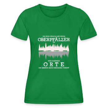 Haut-Palatinat Witz Palatinat Haut-Palatinat - T-shirt sport Femme - vert - Devant - AI Model Female 172 dark (172cm)