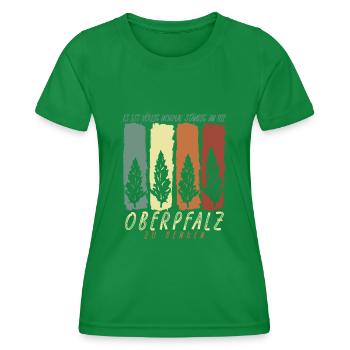 Haut-Palatinat Palatinat Witz Haut-Palatinat - T-shirt sport Femme - vert - Devant - AI Model Female 172 dark (172cm)
