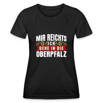 Oberpfalz Pfalz Pfälzer Oberpfälzer - Frauen Funktions-T-Shirt - Schwarz - Vorne - AI Model Female 172 light (172cm)