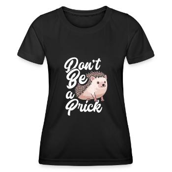Igel Igel Igel - Frauen Funktions-T-Shirt - Schwarz - Vorne - AI Model Female 172 light (172cm)