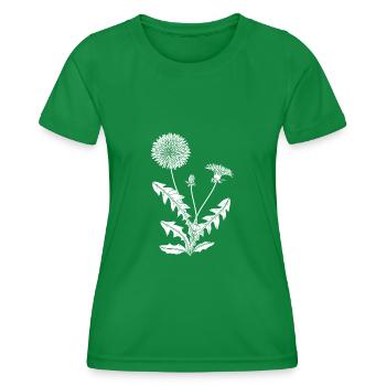 Wildflowers - Women's Functional T-Shirt - kelly green - Front - AI Model Female 172 dark (172cm)