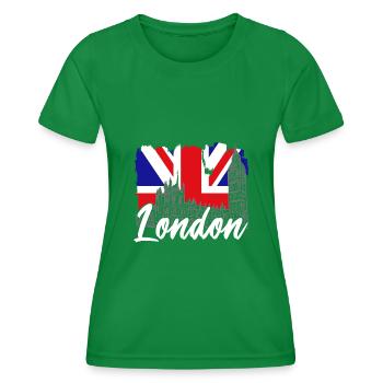 London - Frauen Funktions-T-Shirt - Kelly Green - Vorne - AI Model Female 172 dark (172cm)