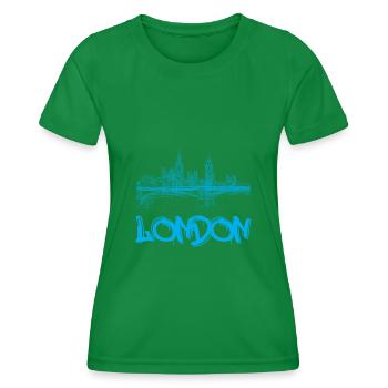 London - Frauen Funktions-T-Shirt - Kelly Green - Vorne - AI Model Female 172 dark (172cm)