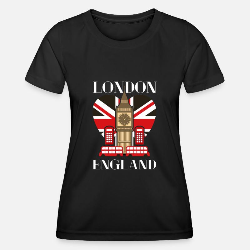 London - Women's Functional T-Shirt - black