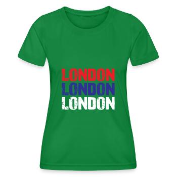London - Frauen Funktions-T-Shirt - Kelly Green - Vorne - AI Model Female 172 dark (172cm)
