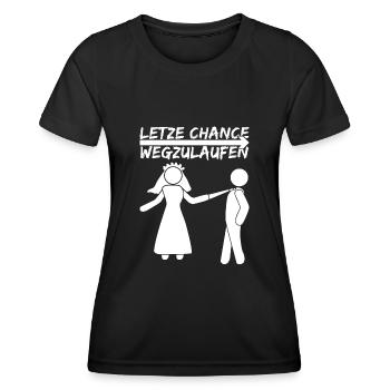 Junggesellenabschied Party Junggeselle - Frauen Funktions-T-Shirt - Schwarz - Vorne - AI Model Female 172 light (172cm)
