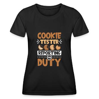 Cupcake Design für Konditor | Cupcake Dealer - Frauen Funktions-T-Shirt - Schwarz - Vorne - AI Model Female 172 light (172cm)