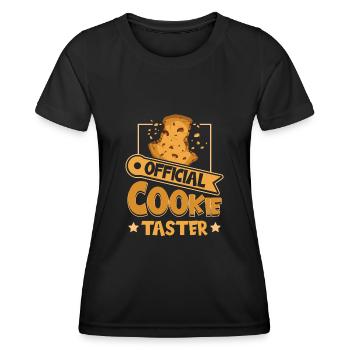 Cupcake Design für Konditor | Cupcake Dealer - Frauen Funktions-T-Shirt - Schwarz - Vorne - AI Model Female 172 light (172cm)