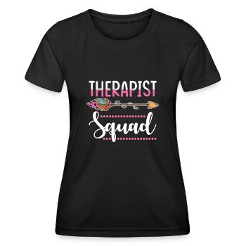 Therapist Group Women - Women's Functional T-Shirt - black - Front - AI Model Female 172 light (172cm)