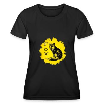 Fox - Women's Functional T-Shirt - black - Front - AI Model Female 172 light (172cm)