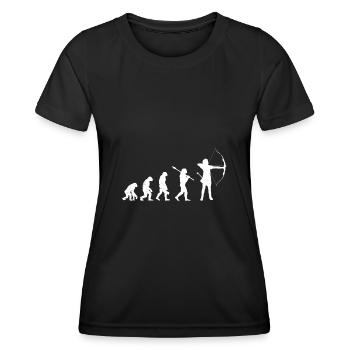 Archer Development Monkey Archer - Women's Functional T-Shirt - black - Front - AI Model Female 172 light (172cm)